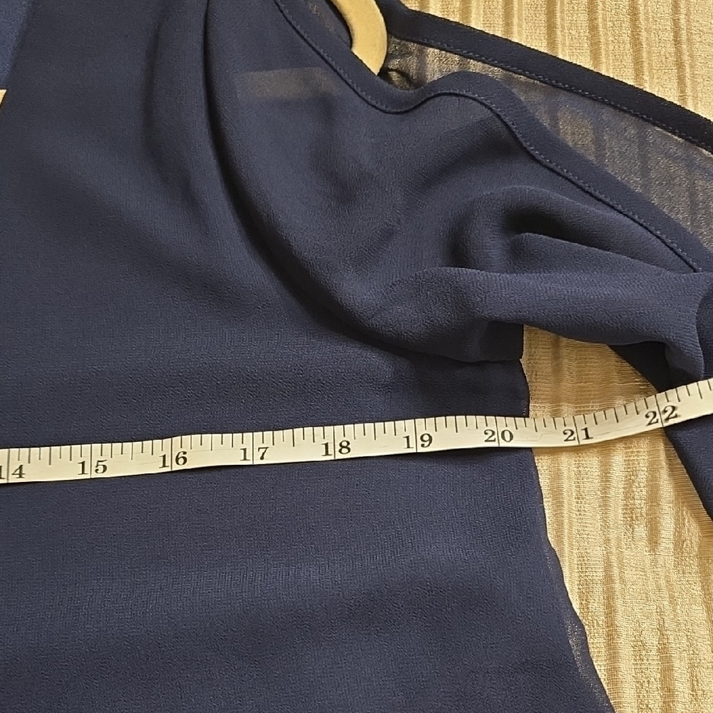 Lulu's Navy Cut Out Tunic Mini Dress - Picture 10 of 11